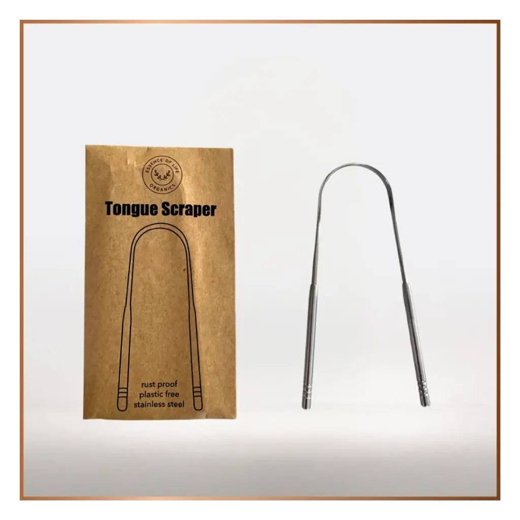 COPPER TONGUE SCRAPER